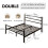 Feonase Metal Double Bed Frame With Stylish Headboard And Footboard,Bed Frame Double Bed,Easy Assembly, Ample Under-bed Storage Space, Black 2