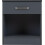Seconique Seconique Dakota 1 Drawer Bedside in Dark Grey 4