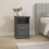 Seconique Seconique Nevada 2 Drawer Bedside in 3D Effect Grey 2