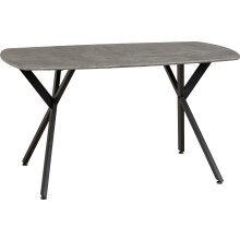 Seconique Athens Rectangular Dining Table in Concrete Effect