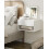 HEYZOEY Floating Bedside Table Vertical Floating Nightstand Small Modern Side Table Retro End Table, Vertical White 1