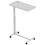 Allcam MBT01A Spring-assisted Height Adjustable Desk/Overbed Table w/Lockable Wheels in White 1