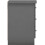 Seconique Seconique Nevada 3 Drawer Bedside in 3D Effect Grey 3