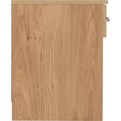 Seconique Seconique Dakota 1 Drawer Bedside in Oak Effect 2
