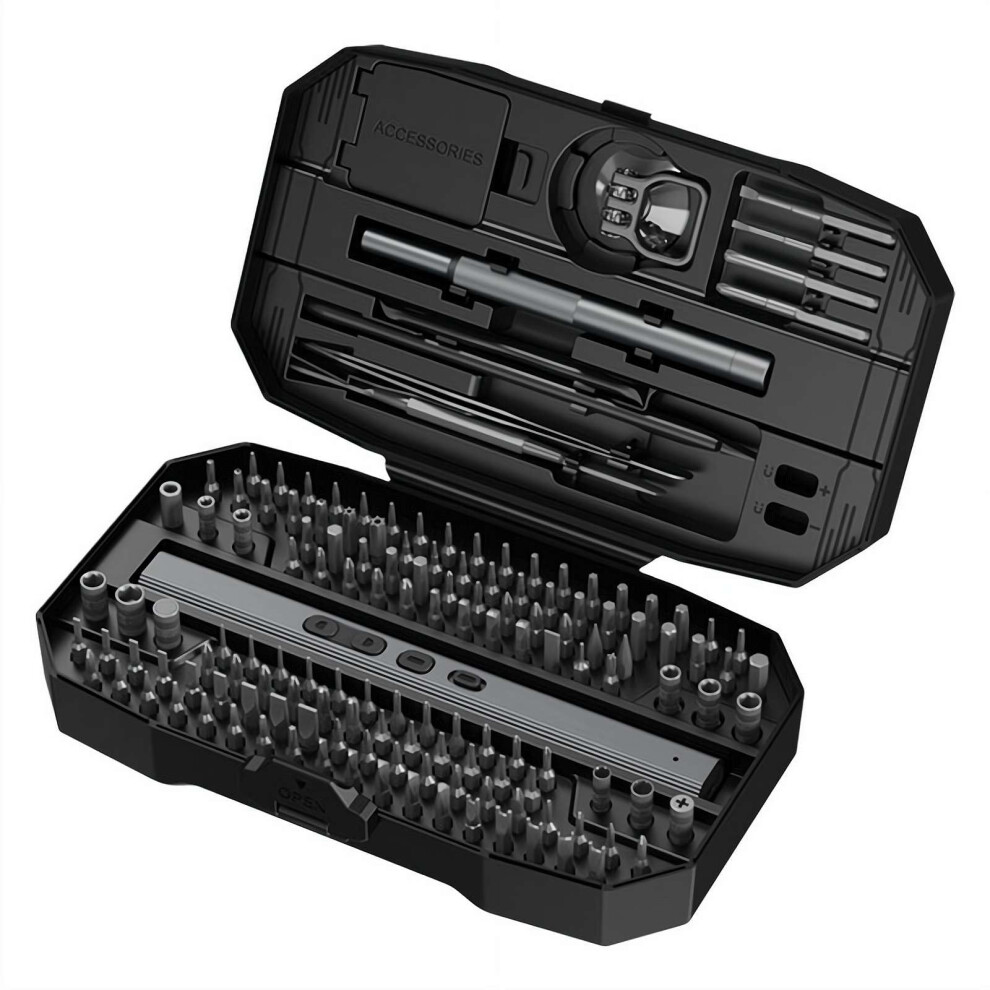 Electric Precision Screwdriver Set 153 In 1 Magnetic Kit With Usbc Charging For Electronics 9187378954713