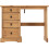 Seconique Seconique Corona 4 Drawer Dressing Table in Distressed Waxed Pine 3