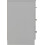 Seconique Seconique Dakota 3 Drawer Bedside in Light Grey 3