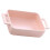 Ceramic Baking Dish with Ergonomic Double Handles, Oven Safe Roasting Pan for Cheese Rice Bread 1