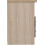 Seconique Seconique Nevada 2 Drawer Bedside in Grey Gloss/Light Oak Effect Veneer 3