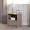 Seconique Seconique Paris 1 Drawer Bedside in Smoked Ash Effect 1