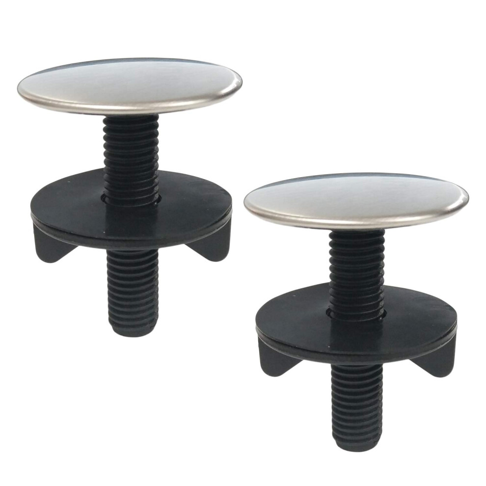 2 Pack Kitchen Sink Hole Cover Faucet Hole Cover Stainless Steel Black Plate Plug For Leak Prevention 9199774711258