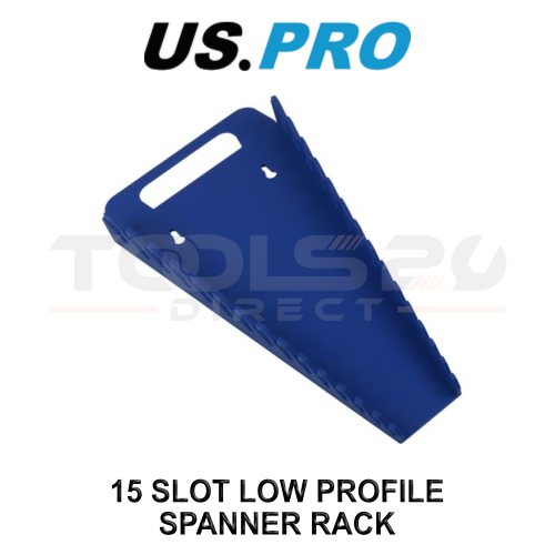 us pro US PRO Tools 15 Slot Low Profile Spanner Rack Metric or SAE Storage 6930