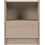 Seconique Seconique Paris 1 Drawer Bedside in Smoked Ash Effect 2