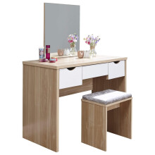 GFW Elizabeth Dressing Table Set Oak