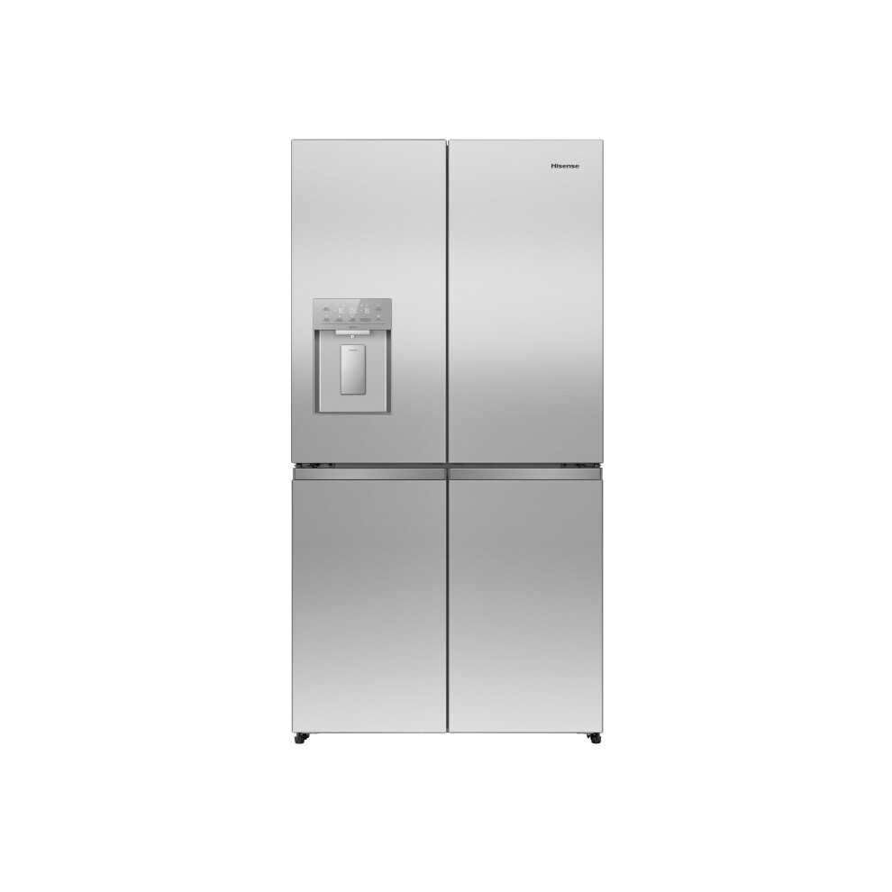 Hisense Pureflex American Fridge Freezer - Stainless Steel - D Rated