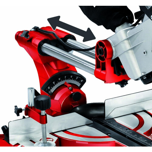 Einhell Original Einhell saw underframe E-Stand (underframe for mitre saws, X-bracing for stable standing, height-adjustable foot, rugged steel construction) 2