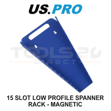 US PRO Tools 15 Slot Low Profile Magnetic Spanner Rack Metric or SAE 6931