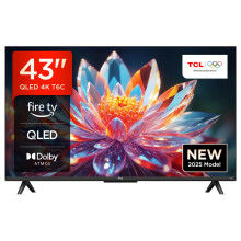 TCL T6C 43" 4K Ultra HD QLED Smart Fire TV [2025] - 43T6C-UK