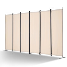 VEVOR Room Divider, 6 Panels Room Divider, Folding Privacy Screen and Portable Partition Divider for Room Separation, Freestanding Room Partitions for