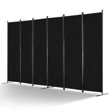VEVOR Room Divider, 6 Panels Room Divider, Folding Privacy Screen and Portable Partition Divider for Room Separation, Freestanding Room Partitions for