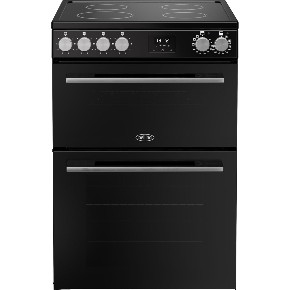 Belling Vision 60Cm Electric Cooker With Induction Hob & Silver Steel 444412059 - Image 3