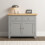 Seconique Seconique Windsor 2 Door 2 Drawer Sideboard in Pebble Grey/Oak 1