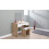 GFW Elizabeth Dressing Table Set Oak 3
