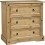 Seconique Seconique Corona 3 Drawer Chest in Distressed Waxed Pine 1