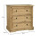 Seconique Seconique Corona 3 Drawer Chest in Distressed Waxed Pine 3