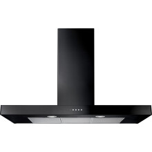 Rangemaster UHDF110BL/ 110cm Chimney Cooker Hood - Black