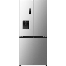 Fridgemaster American Fridge Freezer - Silver - D Rated