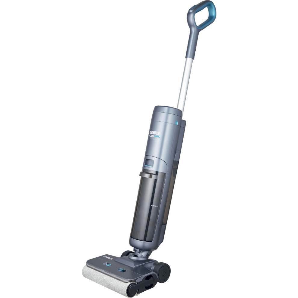 Tower Unisex Grey T547003 Aquajet Pro Cordless Wet & Dry Hardfloor Cleaner With One Touch Controls, Led Display Panel, 650Ml Clean Water Tank, 550Ml Dirty Water Tank, 22.2V, Titanium In A - Image 11