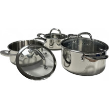 Rangemaster RM056PROMO 3 Piece Induction Pan Set - Stainless Steel