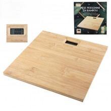 180 kg Digital Bathroom Scale Bamboo Natural Electronic Body Scale Weight Measurement Health Fitness Wellness Tool