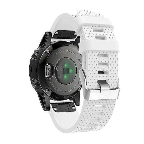 (White) Quick Release 20mm Silicone Wrist Band Watchband Strap for  Fenix 5S