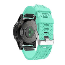 (Mint Green) Quick Release 20mm Silicone Wrist Band Watchband Strap for  Fenix 5S