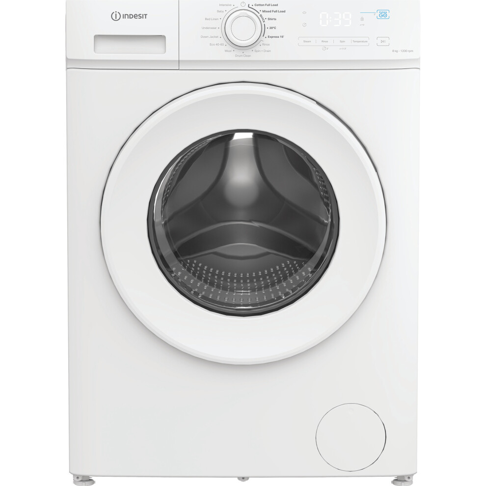 Indesit Ima 862 My Time Uk 8Kg Washing Machine With 1200 Rpm - White - A Rated