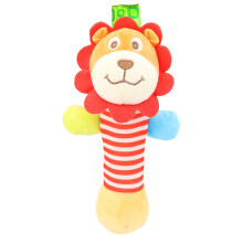 (lion) Baby Rattle with Jingle Bells, Soothing Toy for Infants, Early Learning Sensory Toy for Toddler Development, Newborn Gift