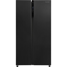 Russell Hobbs American Fridge Freezer - Black Steel - E Rated