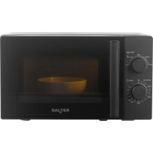 Salter Kuro EK6443MBLK 20 Litre 25cm High, Freestanding Small Standard Microwave Oven - Black