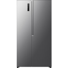 Fridgemaster American Fridge Freezer - Silver - E Rated
