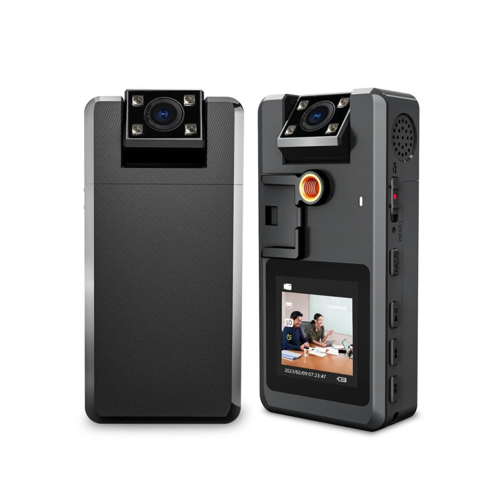 Mini Hd Camera Dash Cam 1080P/1296P Night Vision 180 Rotating Lens 32Gb Card Detachable Battery 9199774711692