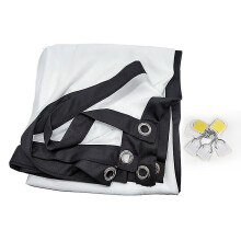 Compatible Polyester Folding Portable Simple Soft Curtain 100 Inch Black and White Anti-Light Projec
