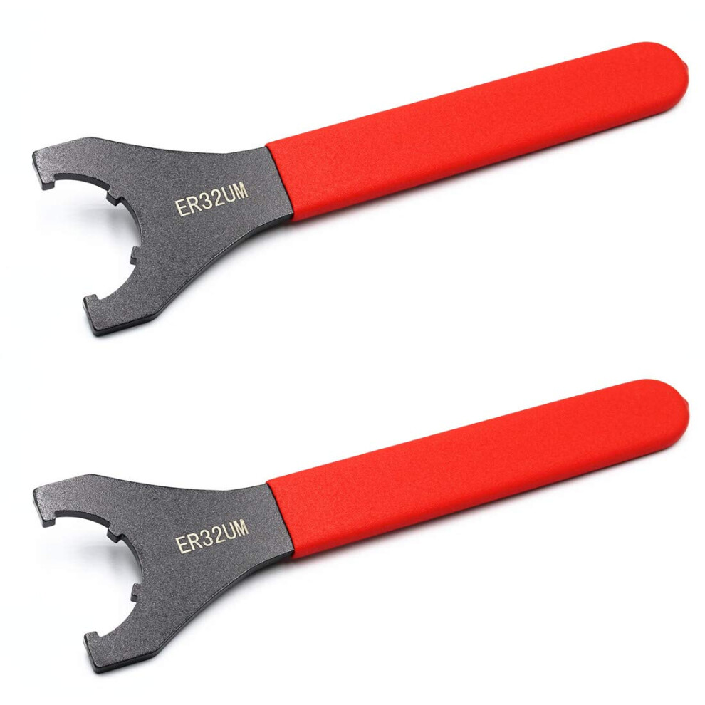 Er32 Cnc Collet Chuck Spanner Wrench 2Pcs With Ergonomic Long Handle For Secure Nut Clamping 9199774712224