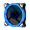(Blue) Mute RGB LED Light Cooling Fan Heat Dissipation Heatsink for Computer PC Case 1