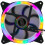 (Multicolor)Mute RGB LED Light Cooling Fan Heat Dissipation Heatsink for Computer PC Case 3