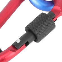 9Pcs Aluminum Alloy 8CM Carabiner with D-Shape Buckle for Backpacks