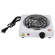 1000W Single Burner Electric Hot Plate with Adjustable Temperature Control for Home Kitchen Cooking