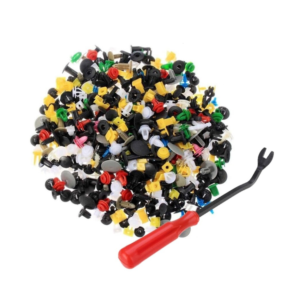 Car Trim Clips Assorted Automotive Fastener Kit With Mixed Nylon Rivets For Bumper And Panel 9347817679373