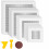 23 Pcs Drywall  Kit with Multiple Patch Sizes, SelfAdhesive Wall Patch for Holes and Ceiling 1